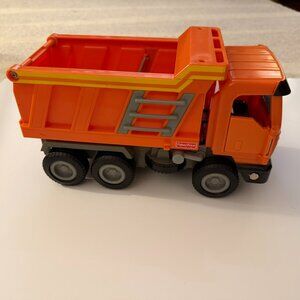 Toy Dump Truck with push lever dumping feature